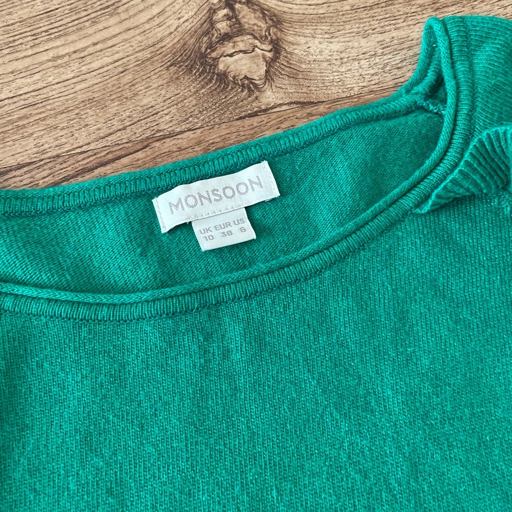 Monsoon Ruffle Detail Sweater - Picture 2 of 4